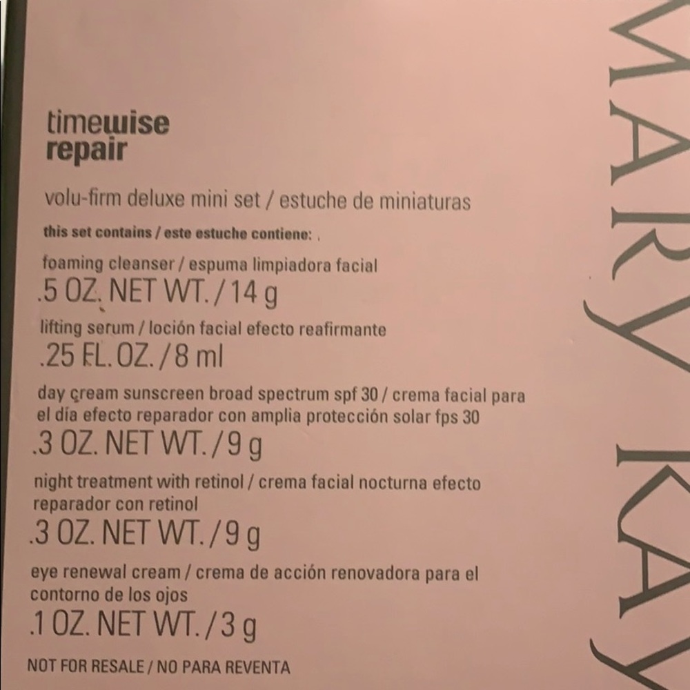 Mary Kay Timewise Repair full set